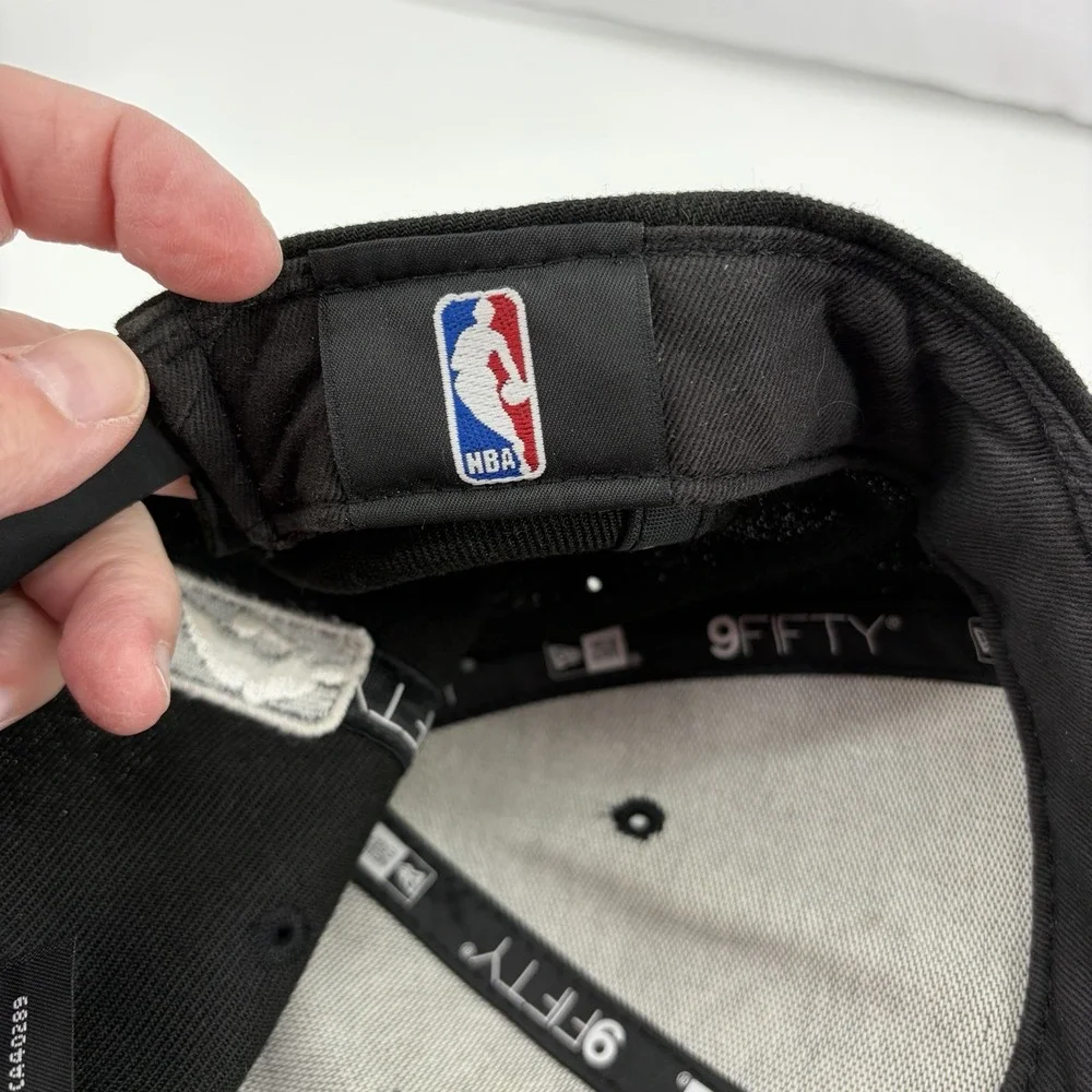 Brooklyn Nets Hat New Era 8Fifty Mens Black Snap Back NBA Basketball Adjustable